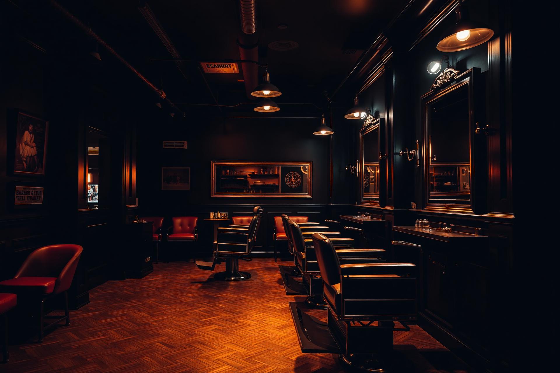 Barber shop interior